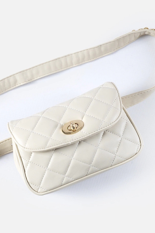 Beige gesteppte Mattoon-Tasche