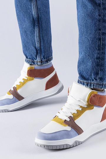 Lila High-Top-Sneakers von...