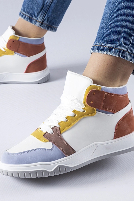 Lila High-Top-Sneakers von Elizabeth