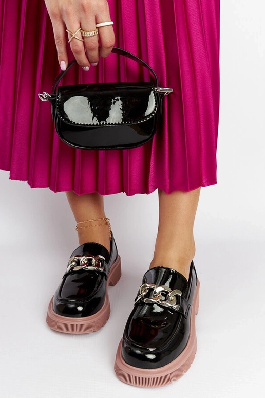 Schwarze Leder-Loafer GOE LL2N4039