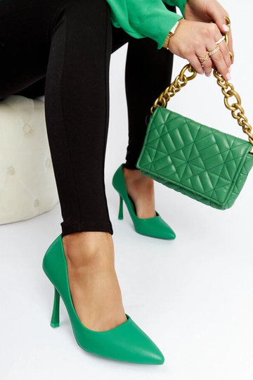 Rodney Grüne Pumps mit...