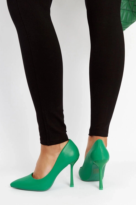 Rodney Grüne Pumps mit hohem Absatz