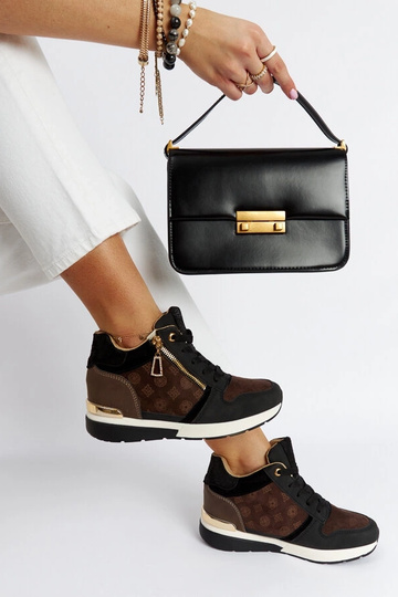 Schwarze Wedges Knoxville