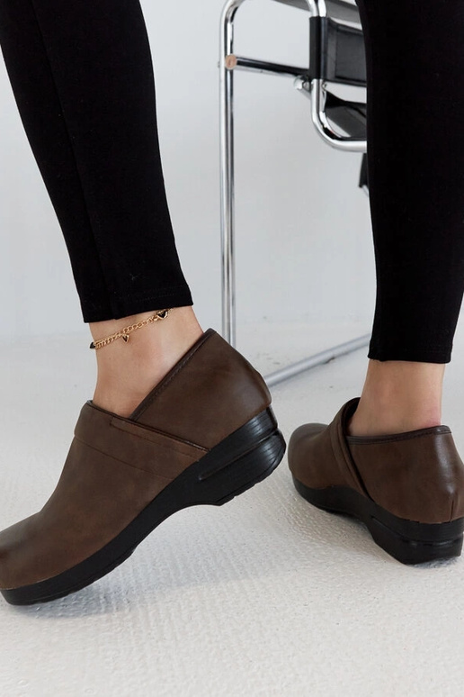 Braune Montoro Plateauschuhe