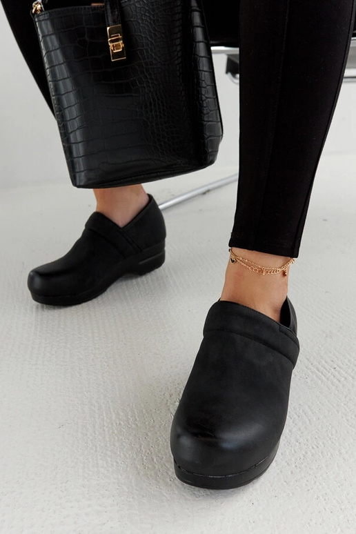 Schwarze Montoro Plateauschuhe