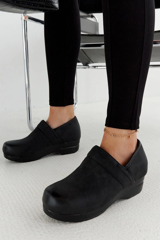 Schwarze Montoro Plateauschuhe