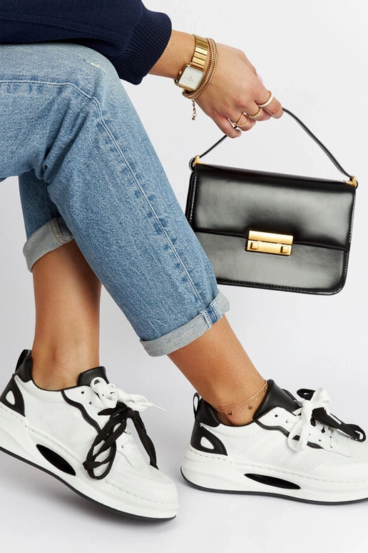 Schwarz-weiße Sneakers Galdino Schwarz-weiße Sneakers Galdino