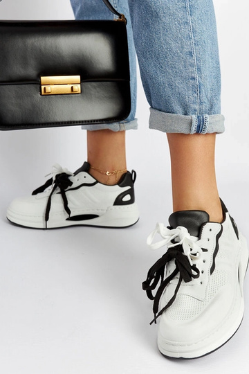 Schwarz-weiße Sneakers Galdino 2