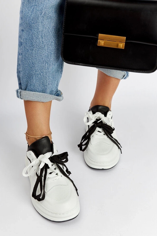 Schwarz-weiße Sneakers Galdino Schwarz-weiße Sneakers Galdino