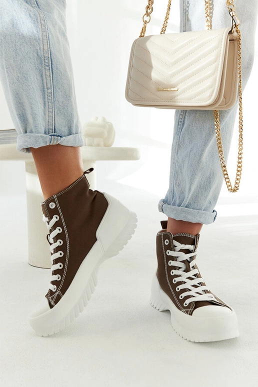 Grüne Ronchis High-Top-Sneakers