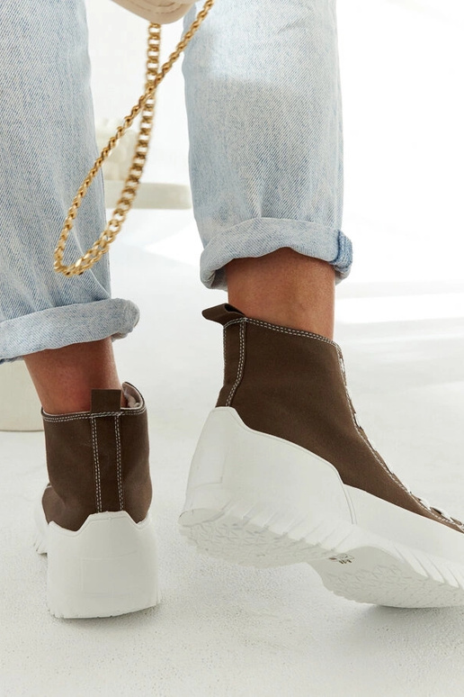 Grüne Ronchis High-Top-Sneakers