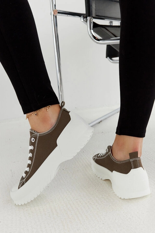 Grüne Plateau-Sneakers „Monteleone“