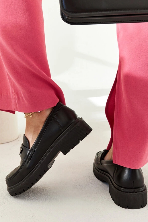 Teri schwarze Mokassins Teri schwarze Mokassins