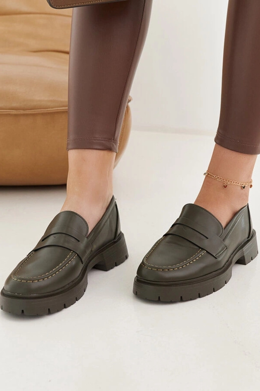 Grüne Mokassins von Maybritt