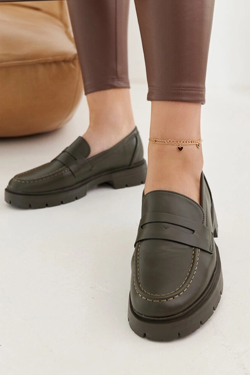 Grüne Mokassins von Maybritt