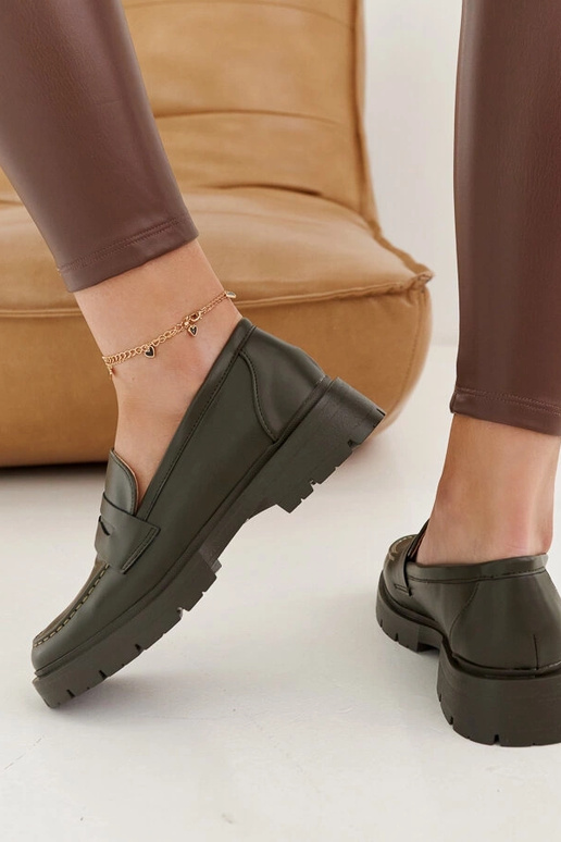 Grüne Mokassins von Maybritt