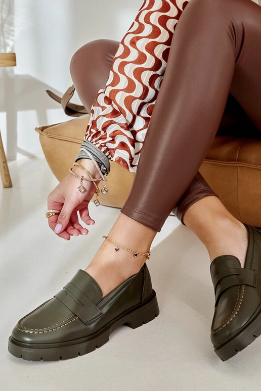 Grüne Mokassins von Maybritt