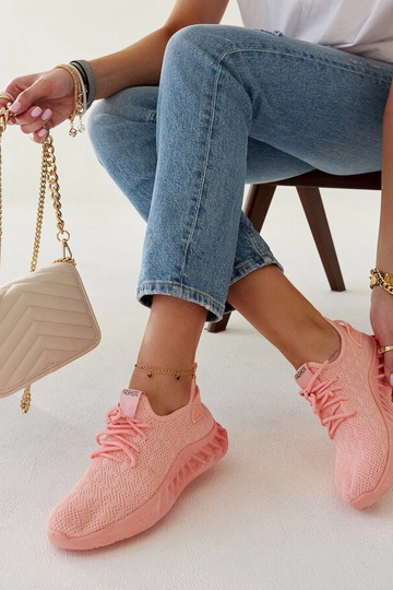 Rosa Sneaker „Mira“ aus Stoff