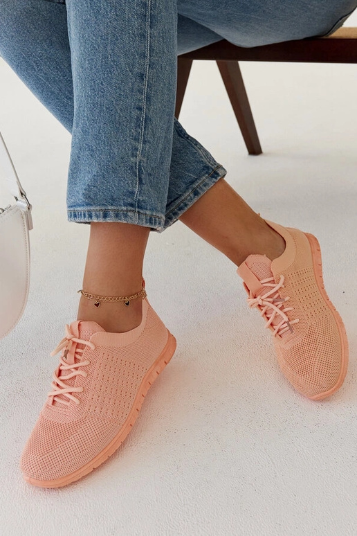 Rosa Sneaker aus Mairago-Stoff