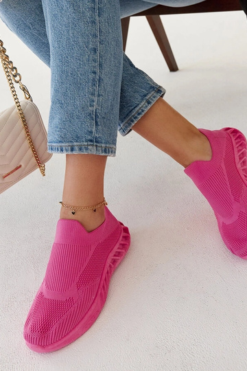 Dunkelrosa Sport-Sneakers von Neda
