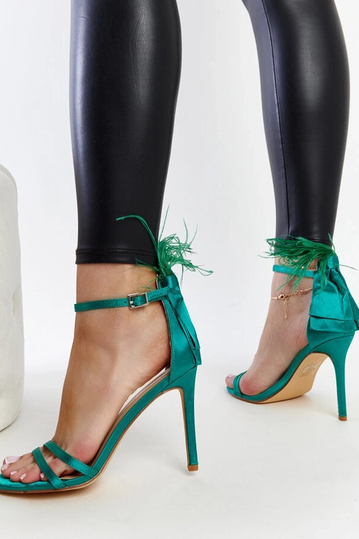 Grüne Federsandalen Adalgisio Grüne Federsandalen Adalgisio