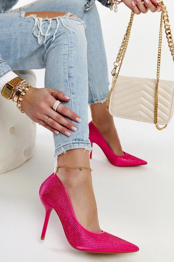 Dunkelrosa Liena High Heels