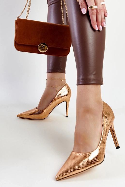 Weine Champagner Lackleder Pumps