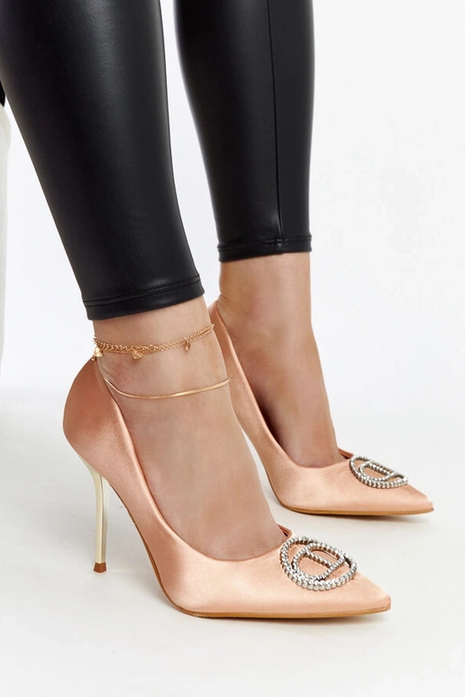 Hellrosa Zirkonia Pumps Elife