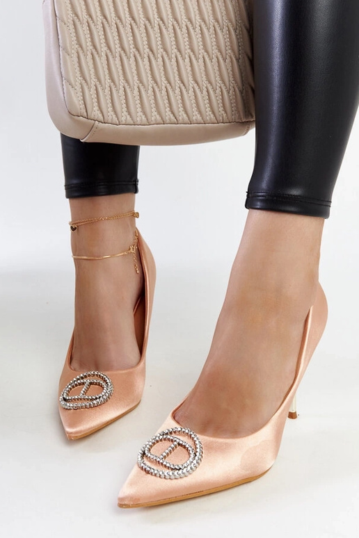 Hellrosa Zirkonia Pumps Elife