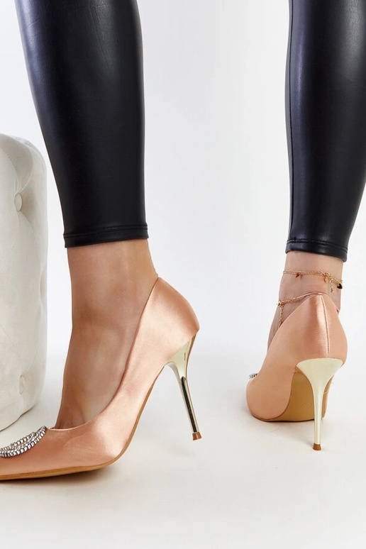 Hellrosa Zirkonia Pumps Elife