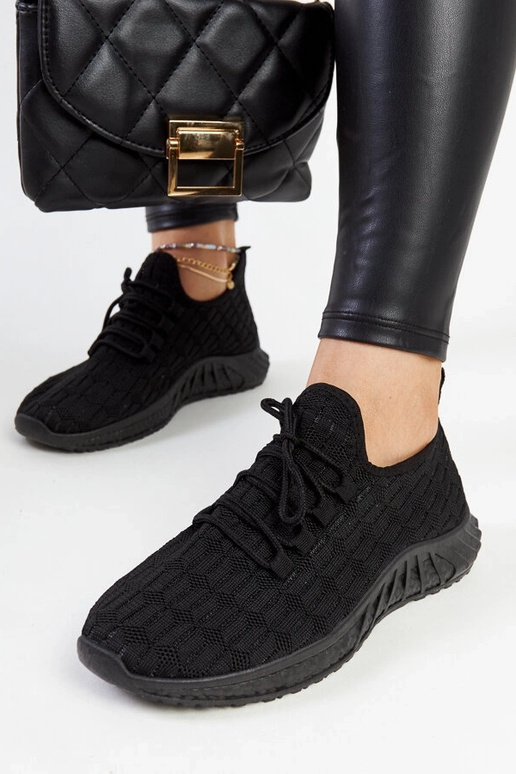 Schwarze Textil-Sneakers Milena Schwarze Textil-Sneakers Milena