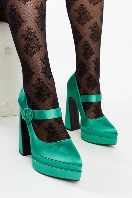 Mikes grüne High Heel Pumps