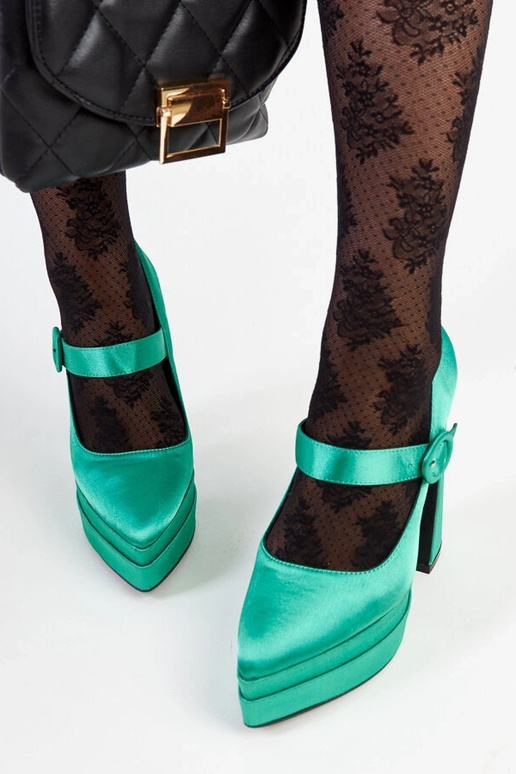 Mikes grüne High Heel Pumps