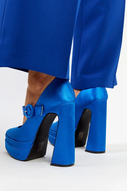 Mikes blaue High Heel Pumps