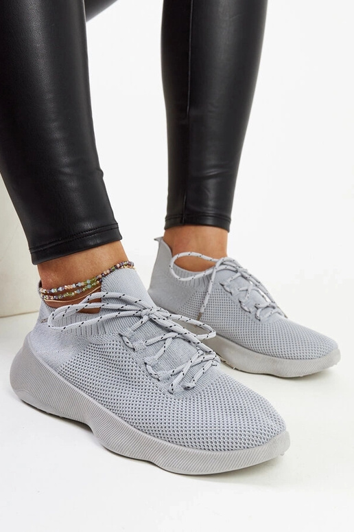 Graue Sport-Sneakers Roshni