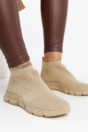 Dunkelbeige leichte...