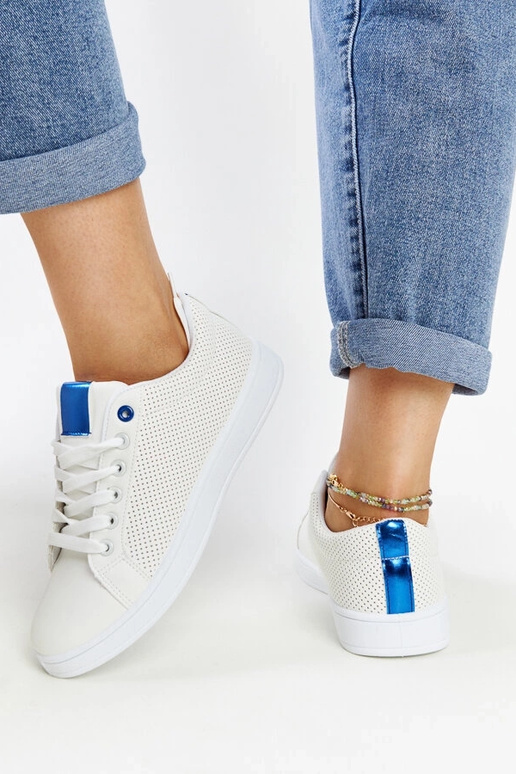 Weiße Sneakers aus Ökoleder Semret