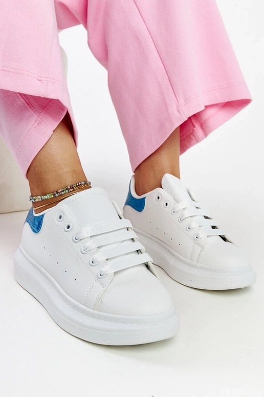 Weiße Sneaker Fatimah aus Ökoleder