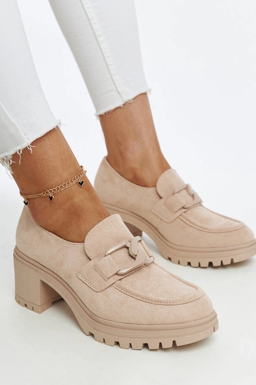 Beige Stiefeletten mit Ledersohle... Beige Stiefeletten mit Ledersohle...