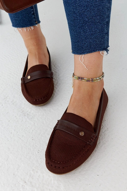 Fombio – Loafer aus braunem Stoff