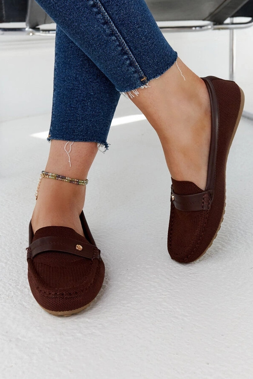 Fombio – Loafer aus braunem Stoff