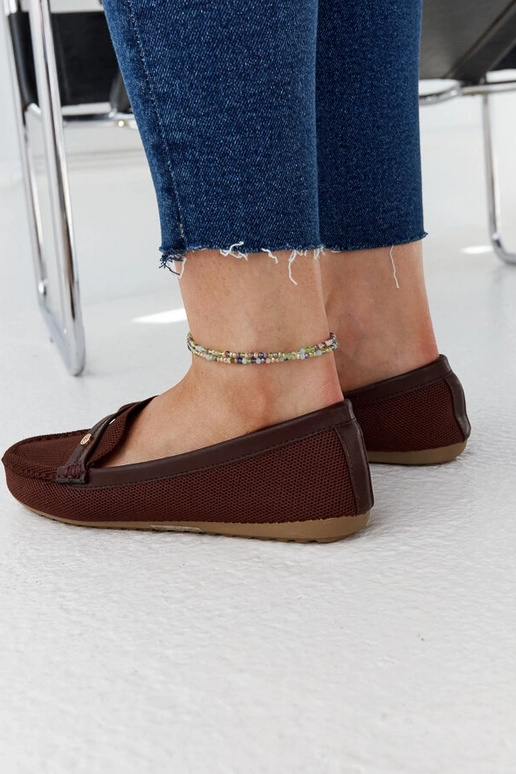 Fombio – Loafer aus braunem Stoff