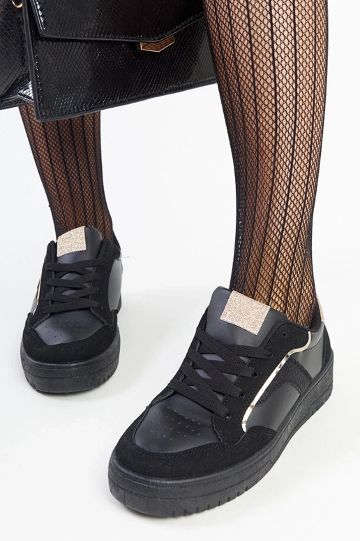 Schwarze Walda Plateau-Sneaker Schwarze Walda Plateau-Sneaker