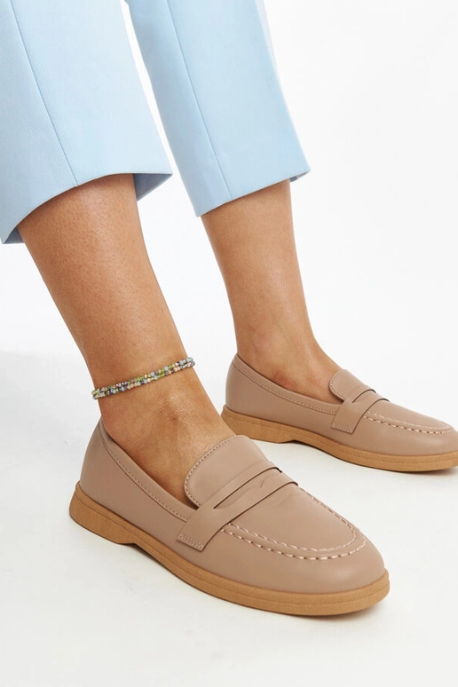 Braune klassische Nawrah-Loafer Braune klassische Nawrah-Loafer