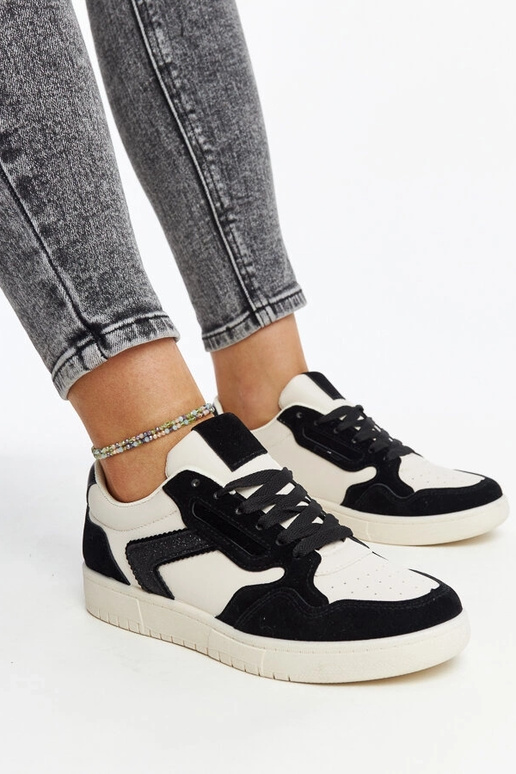 Juwan – Glitzer-Sneaker in Schwarz... Juwan – Glitzer-Sneaker in Schwarz...