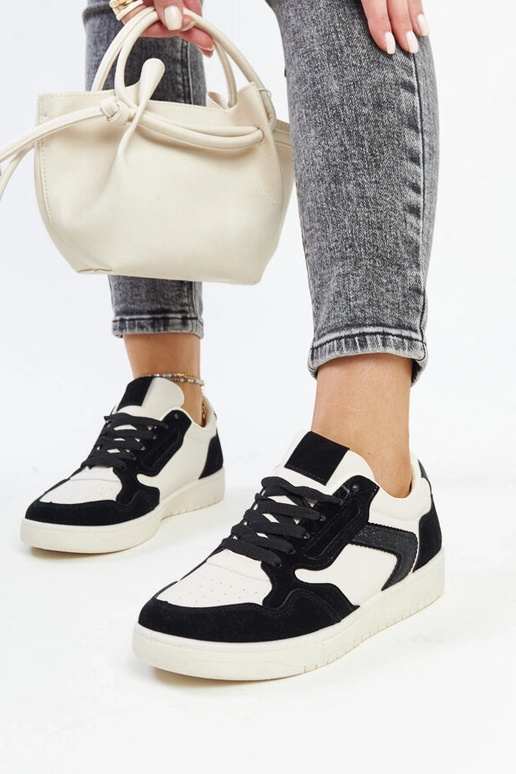 Juwan – Glitzer-Sneaker in Schwarz... Juwan – Glitzer-Sneaker in Schwarz...