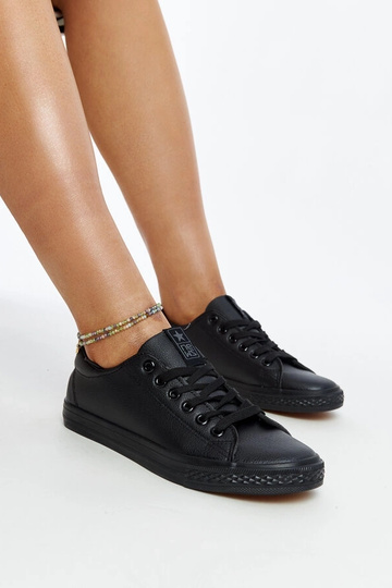 Schwarze Sneakers Luz aus...