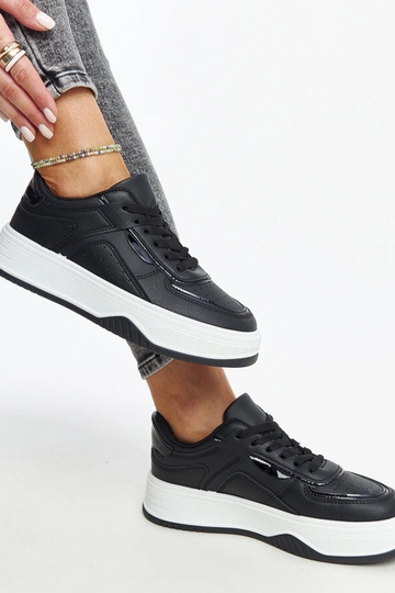 Schwarze Sneaker mit... 2