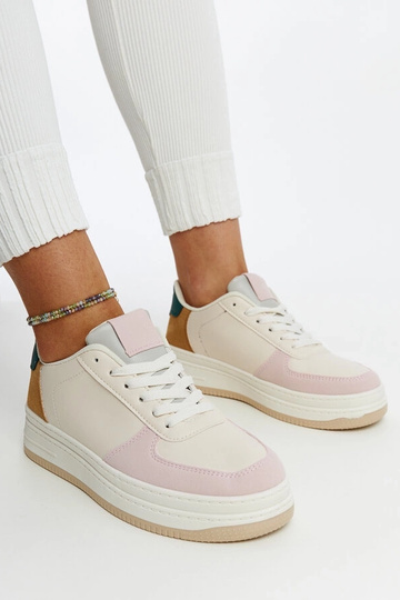 Plateau-Sneakers Cvita pastellfarben 2