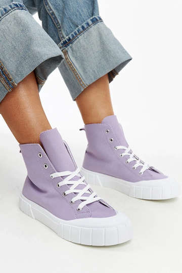 Lila High-Top-Sneakers „Vinka“